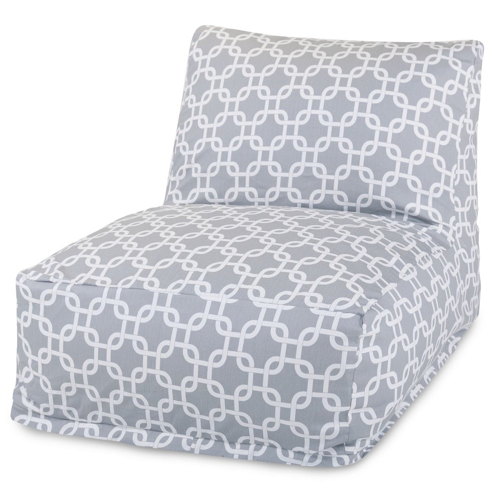 Majestic Home Goods Chair Lounger Links Gray. Picture 1