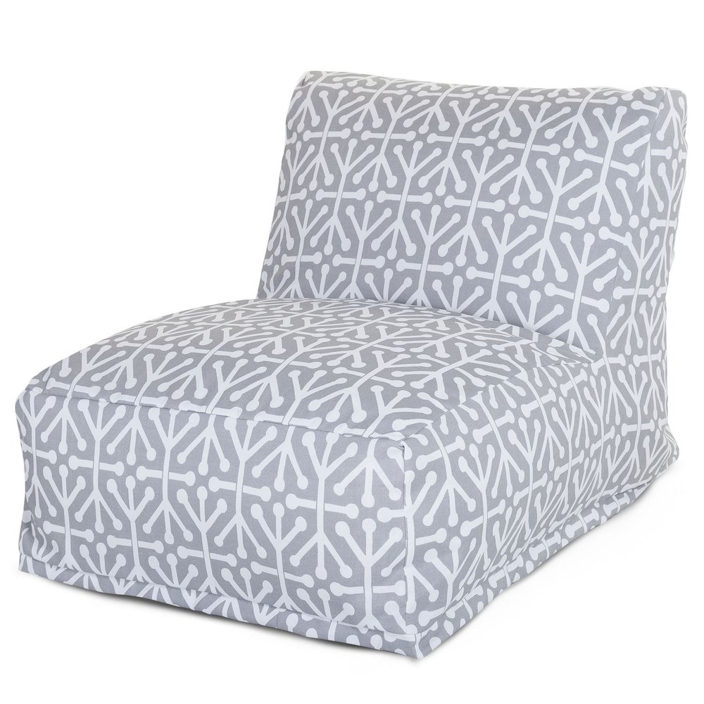 Majestic Home Goods Chair Lounger Aruba Gray. Picture 1