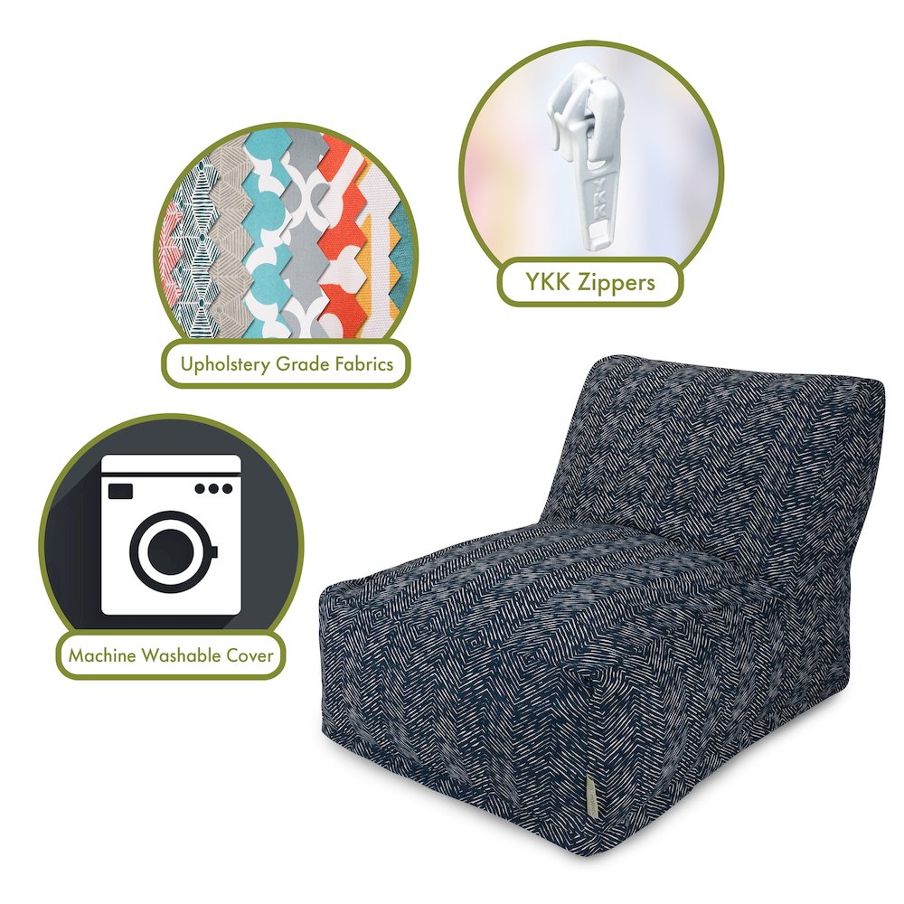 Majestic Home Goods Chair Lounger South West Navy. Picture 2