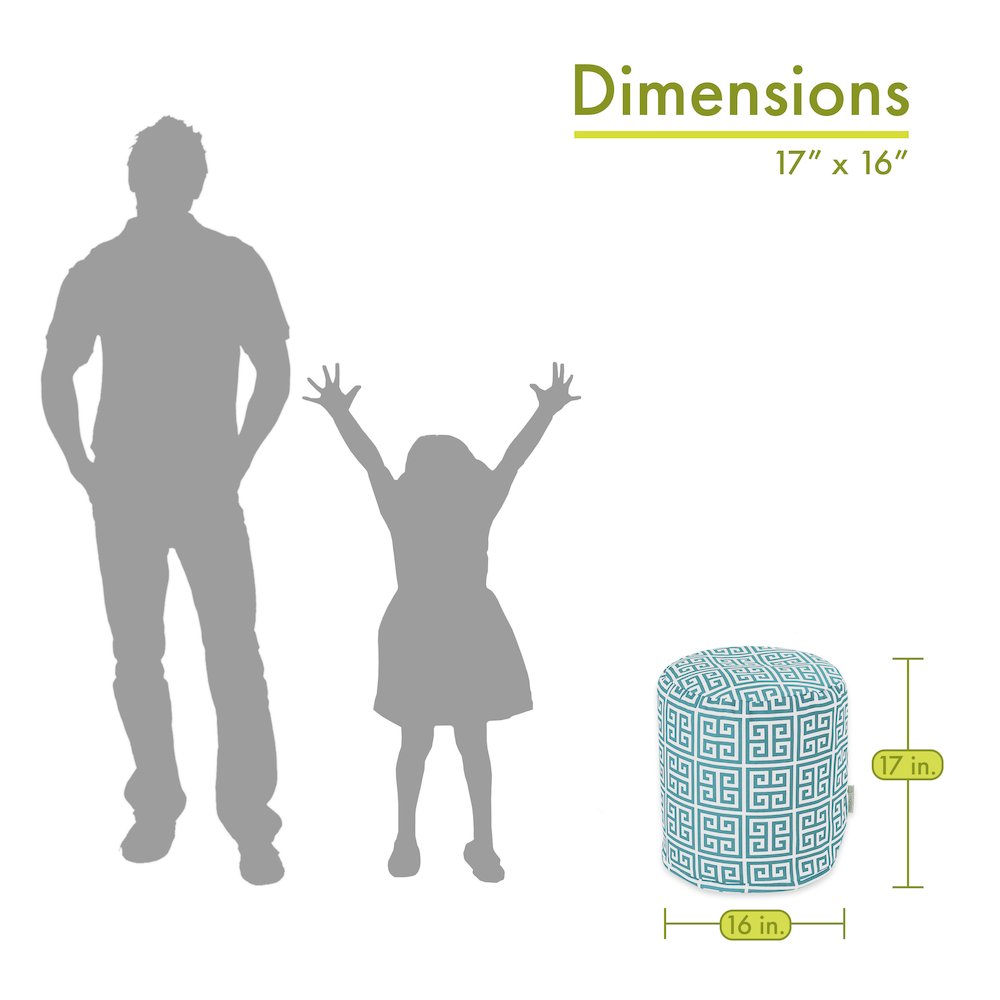 Majestic Home Goods Pouf Towers Pacific. Picture 2