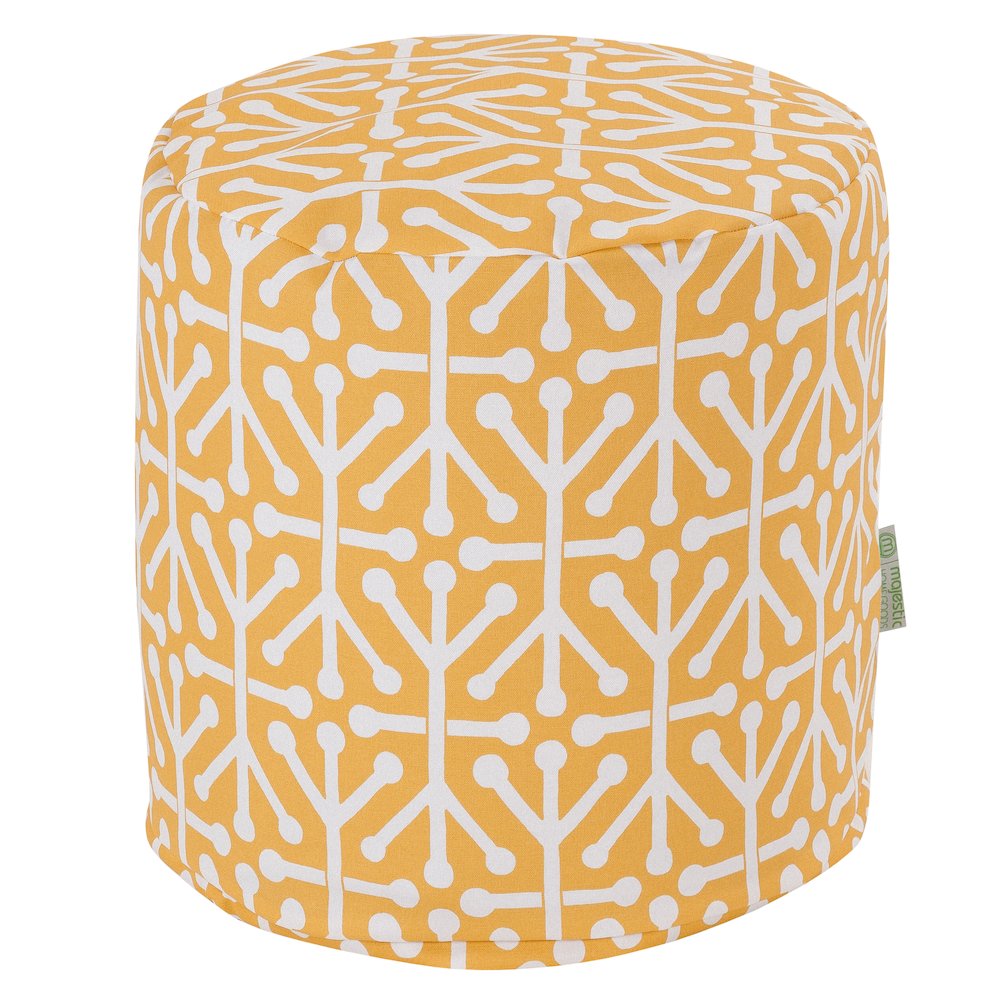 Majestic Home Goods Pouf Aruba Citrus. Picture 1