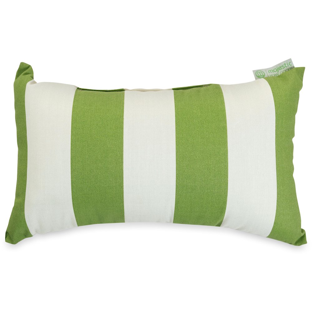 Majestic Home Goods Pillow 12x20 Vertical Stripe Sage. Picture 1