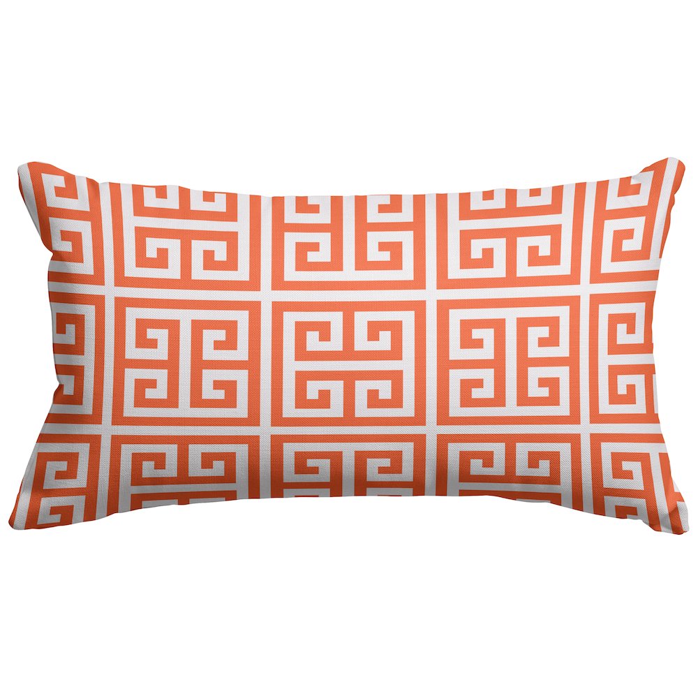 Majestic Home Goods Pillow 12x20 Towers Orange. Picture 1