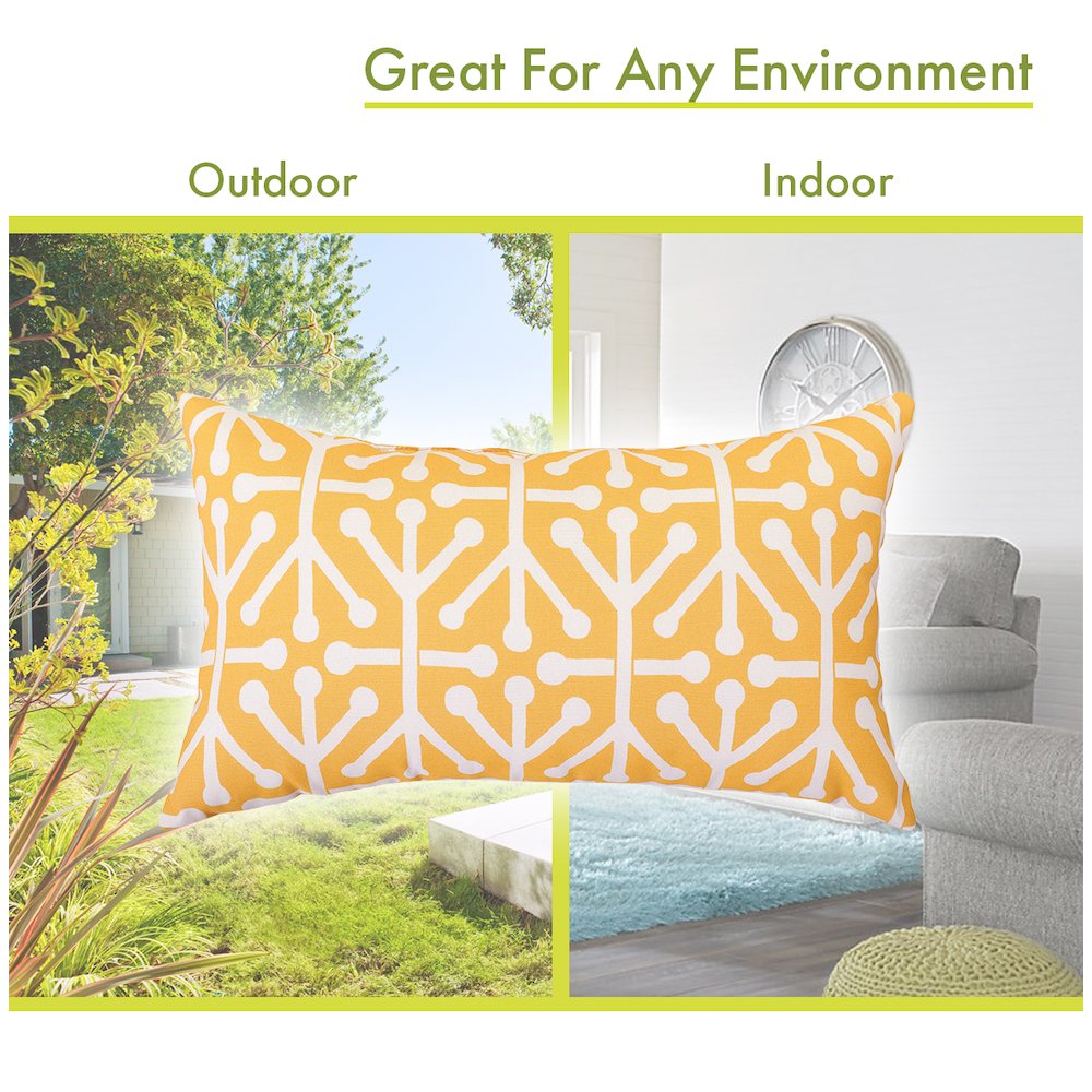 Majestic Home Goods Pillow 12x20 Aruba Citrus. Picture 4