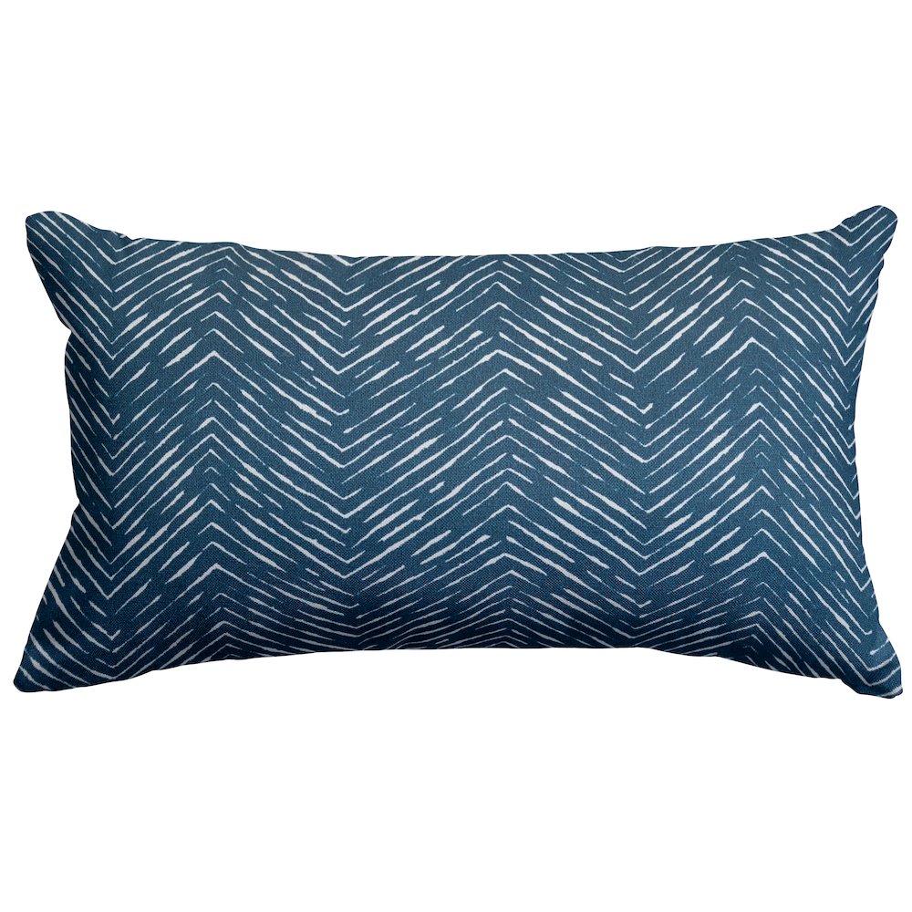 Majestic Home Goods Pillow 12x20 South West Navy. Picture 1
