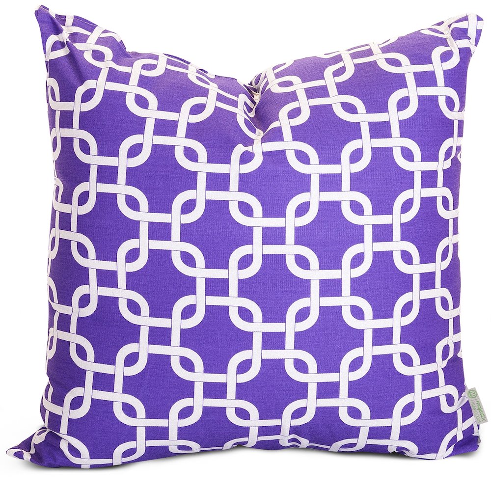 Majestic Home Goods Pillow 20x20 Links Purple. Picture 1