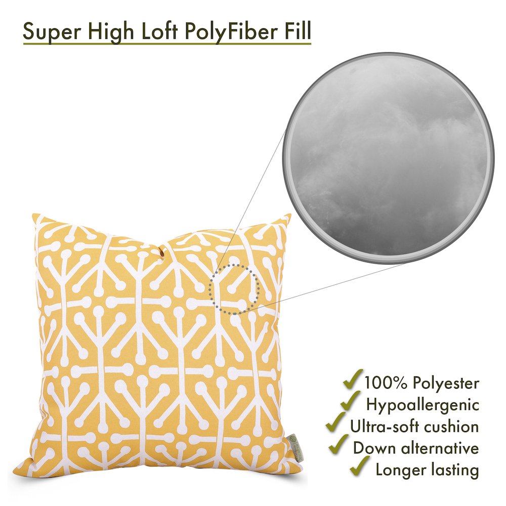 Majestic Home Goods Pillow 20x20 Aruba Citrus. Picture 2
