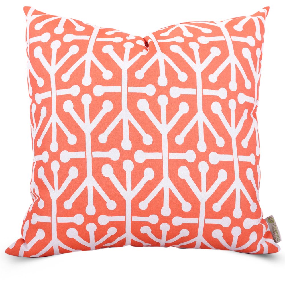 Majestic Home Goods Pillow 20x20 Aruba Orange. Picture 1
