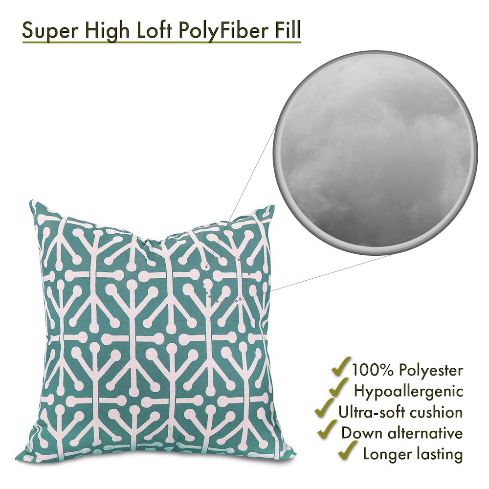Majestic Home Goods Pillow 20x20 Aruba Pacific. Picture 2
