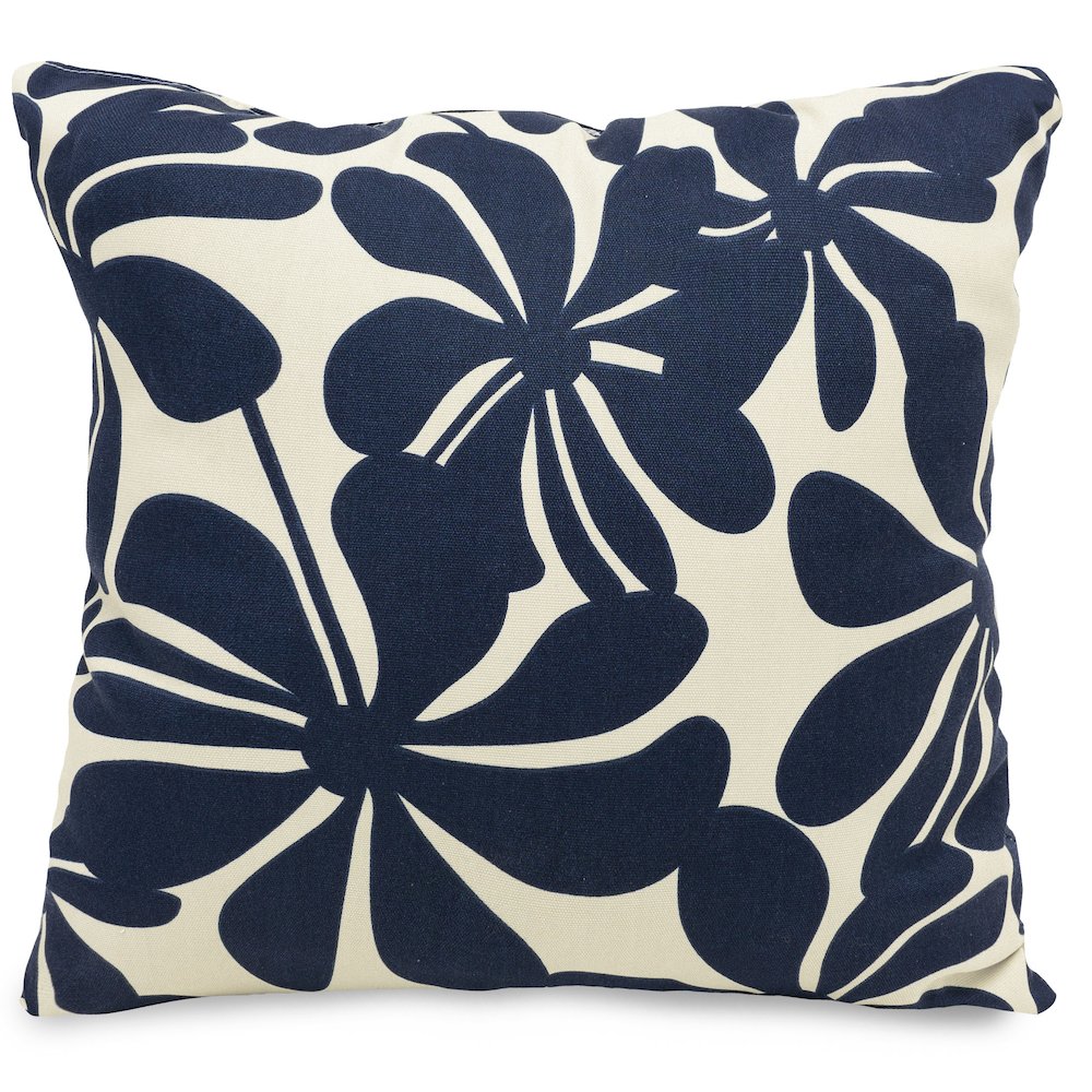 Majestic Home Goods Pillow 24x24 Plantation Navy. Picture 1