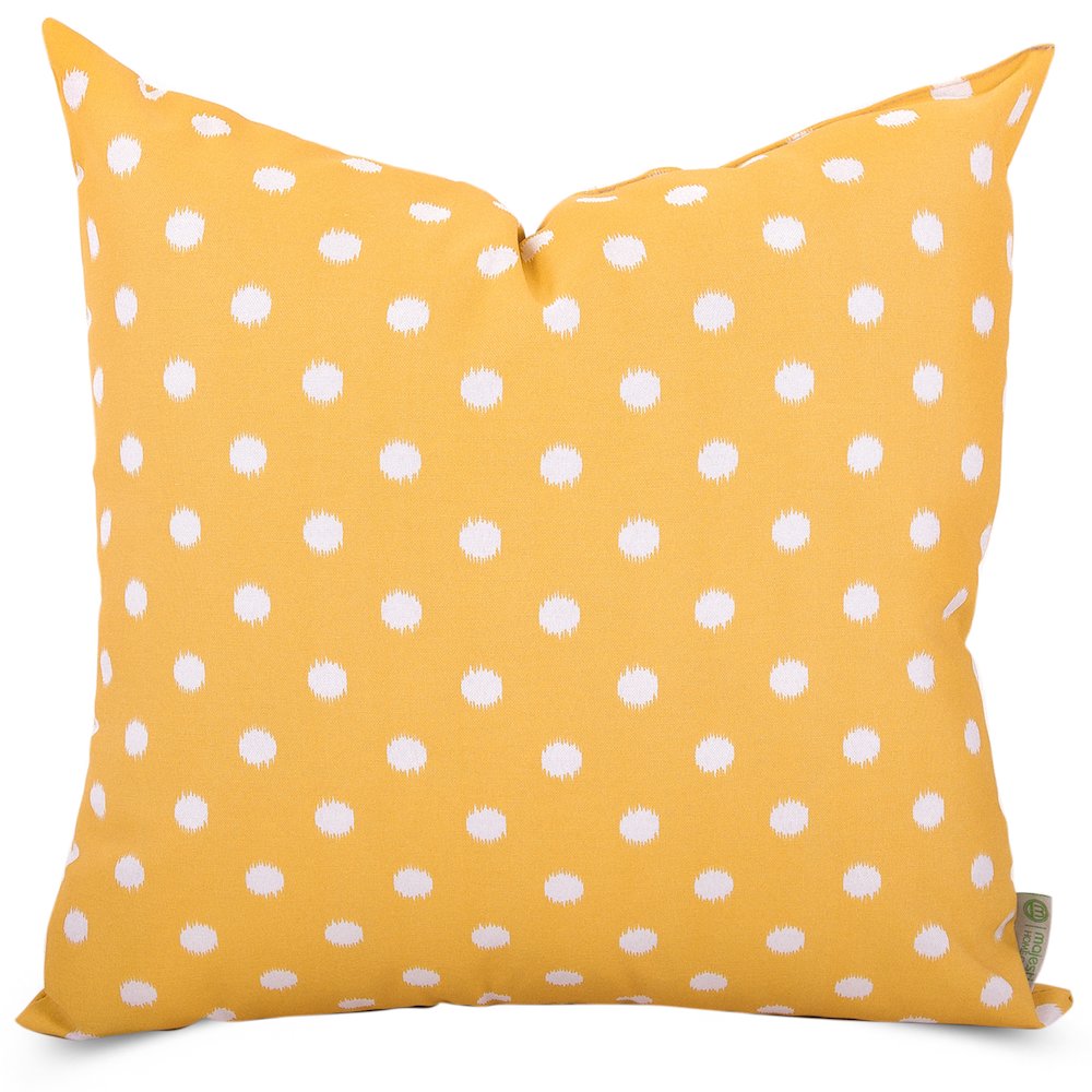 Majestic Home Goods Pillow 24x24 Ikat Dot Citrus. Picture 1