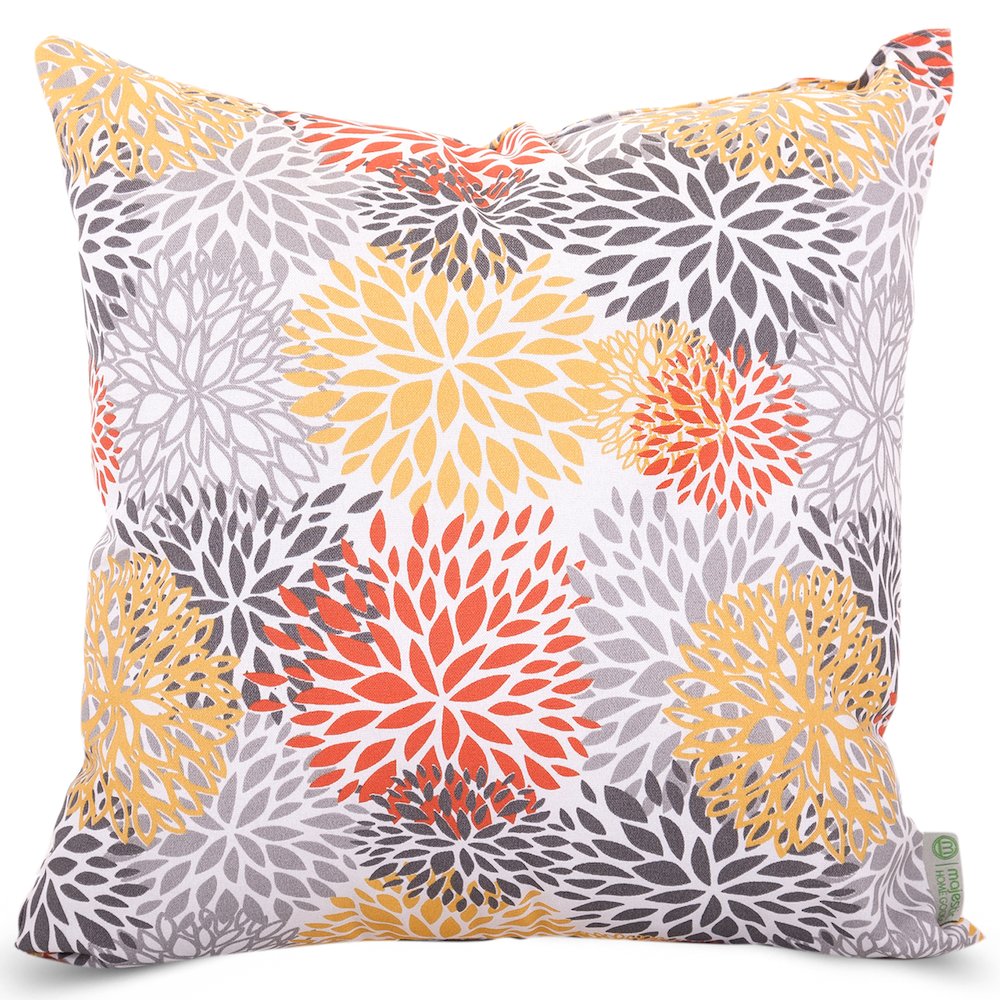 Majestic Home Goods Pillow 24x24 Blooms Citrus. Picture 1