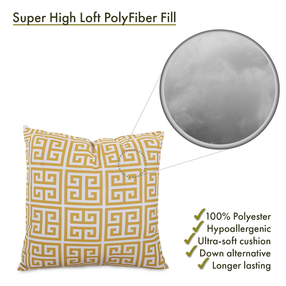 Majestic Home Goods Pillow 24x24 Towers Citrus. Picture 2
