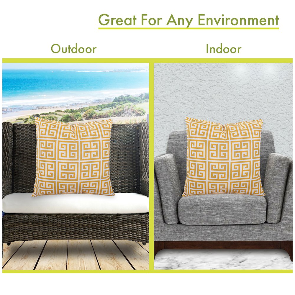 Majestic Home Goods Pillow 24x24 Towers Citrus. Picture 4