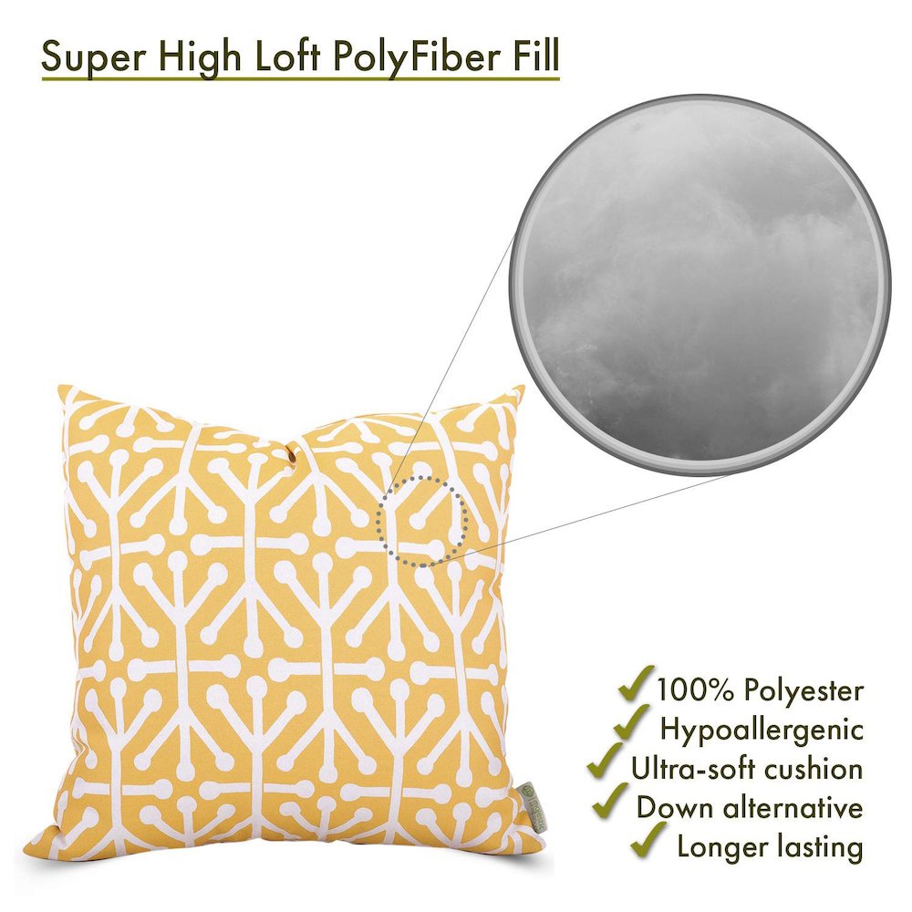 Majestic Home Goods Pillow 24x24 Aruba Citrus. Picture 2