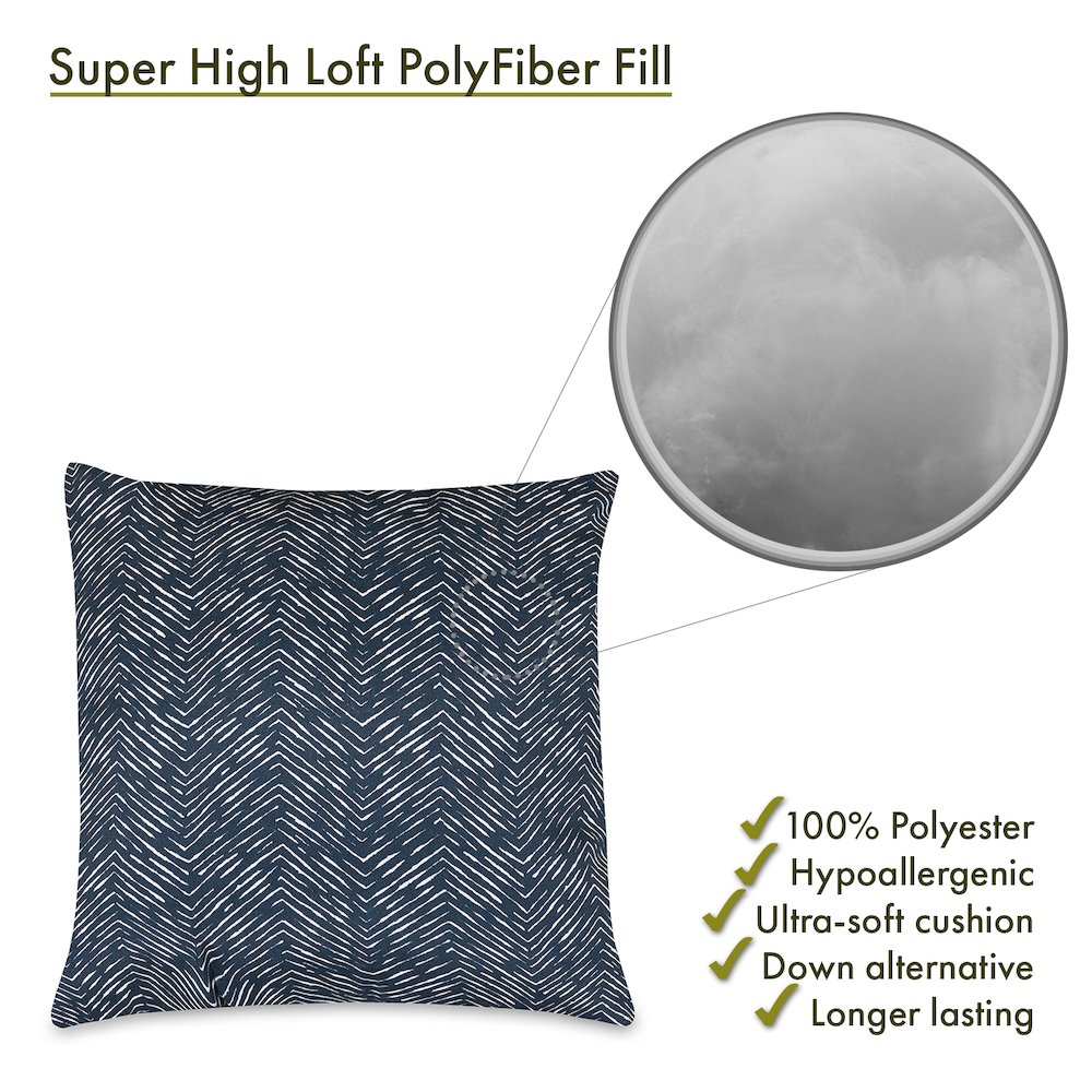Majestic Home Goods Pillow 24x24 South West Navy. Picture 2