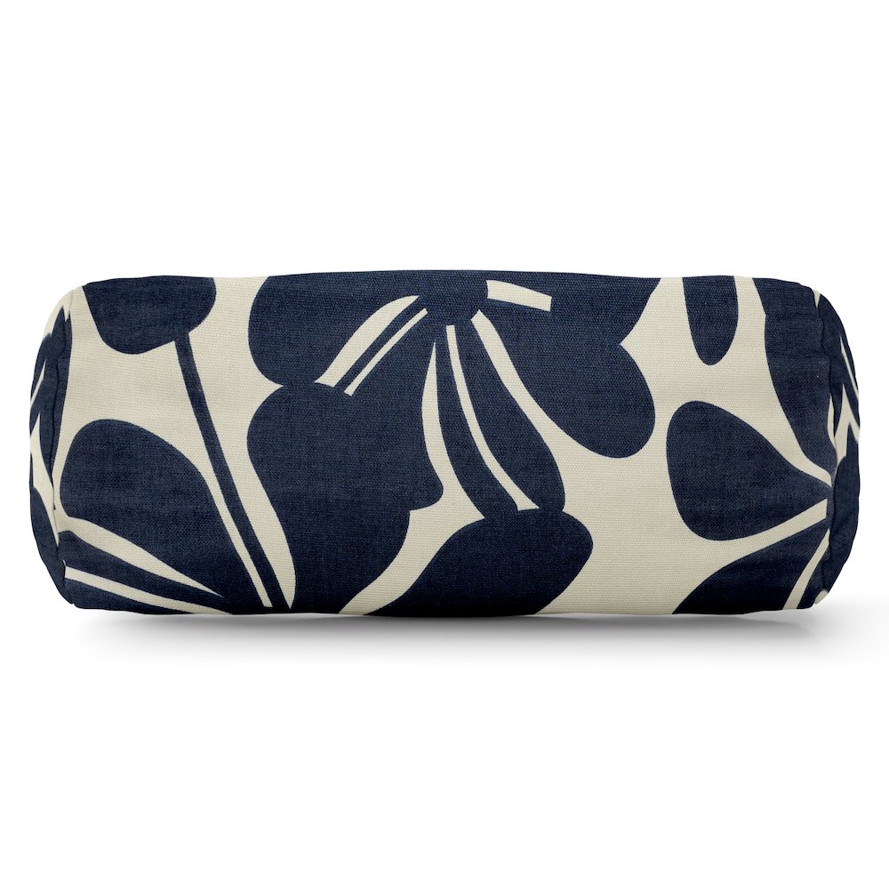Majestic Home Goods Bolster Pillow Plantation Navy. Picture 1
