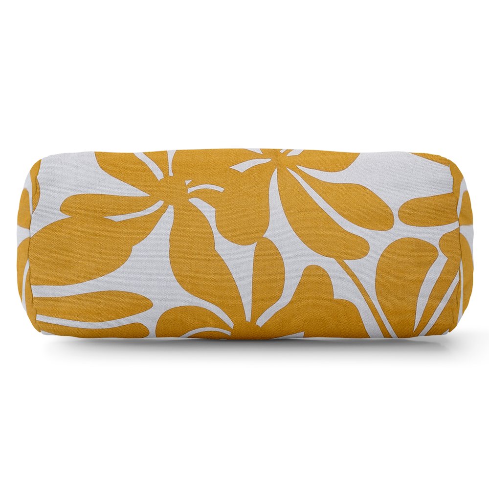 Majestic Home Goods Bolster Pillow Plantation Yellow. Picture 1