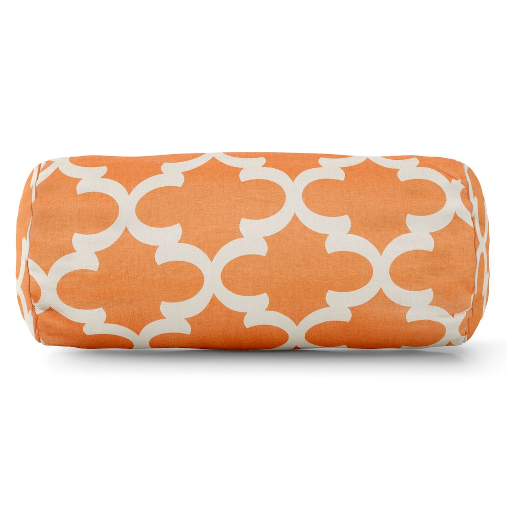 Majestic Home Goods Bolster Pillow Trellis Peach. Picture 1