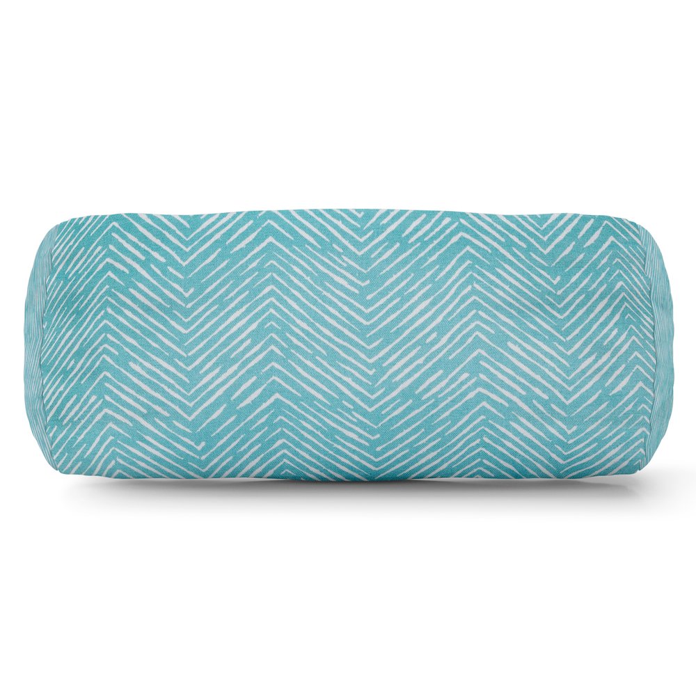 Majestic Home Goods Bolster Pillow South West Teal. Picture 1