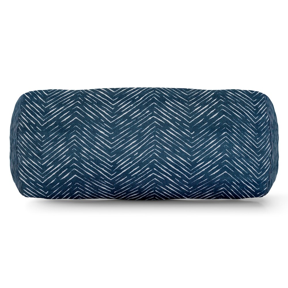 Majestic Home Goods Bolster Pillow South West Navy. Picture 1