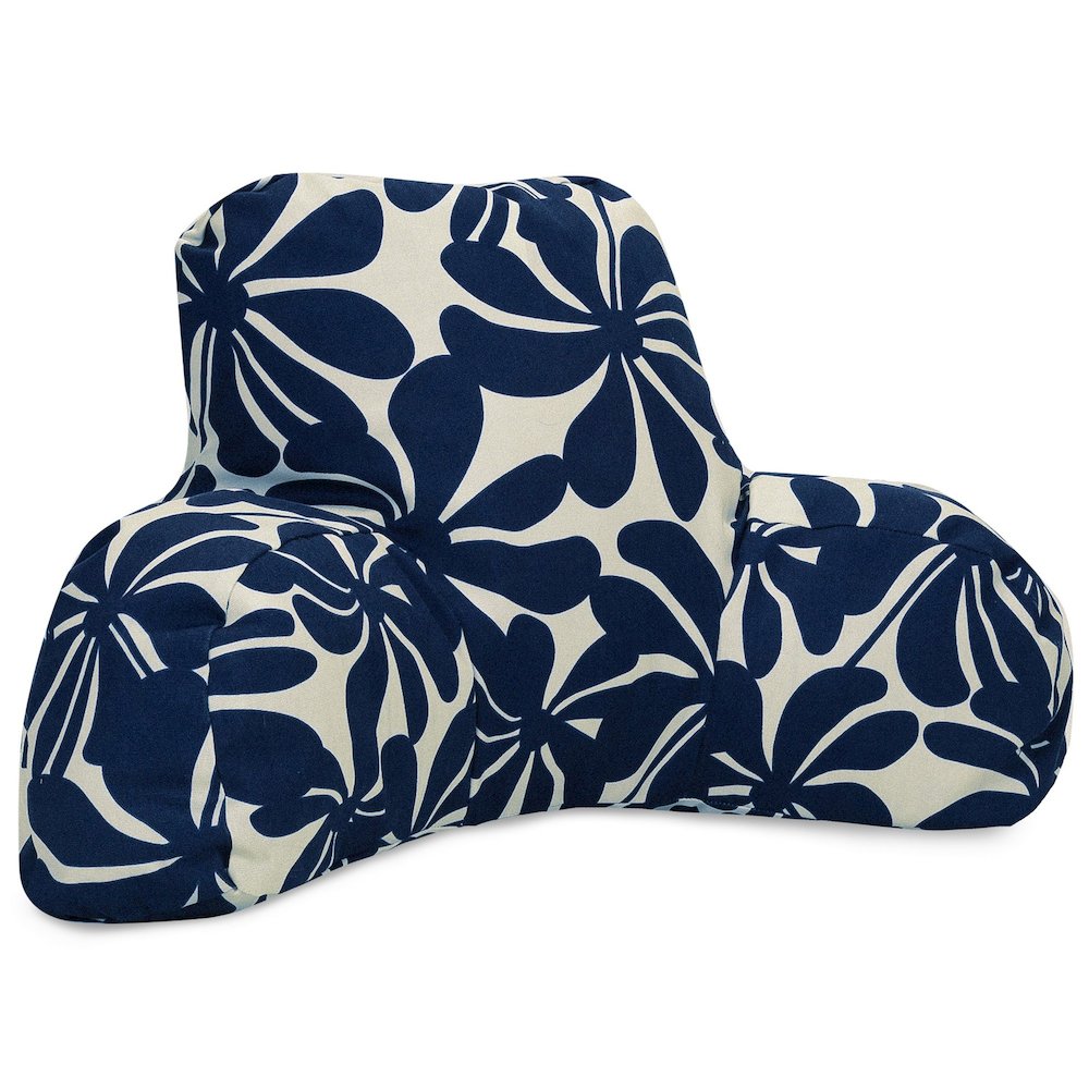 Majestic Home Goods Reading Pillow Plantation Navy. Picture 1