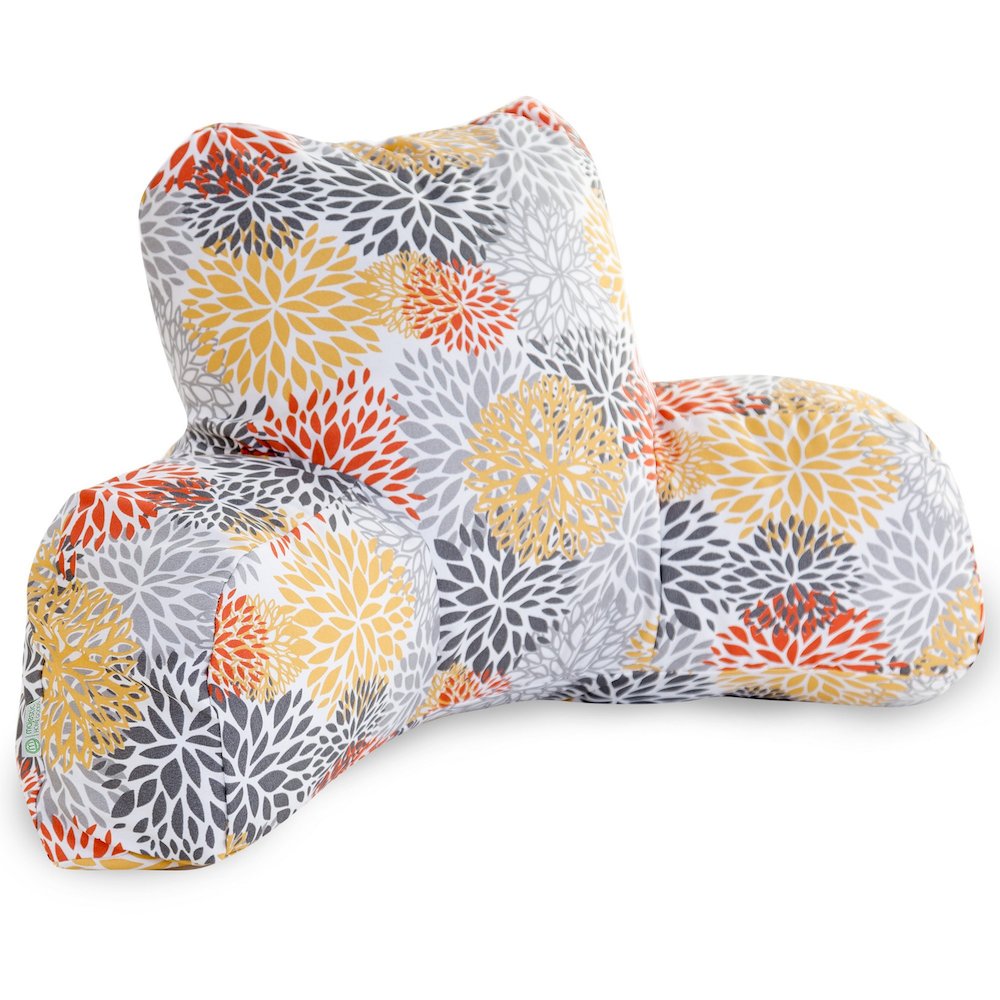 Majestic Home Goods Reading Pillow Blooms Citrus. Picture 1