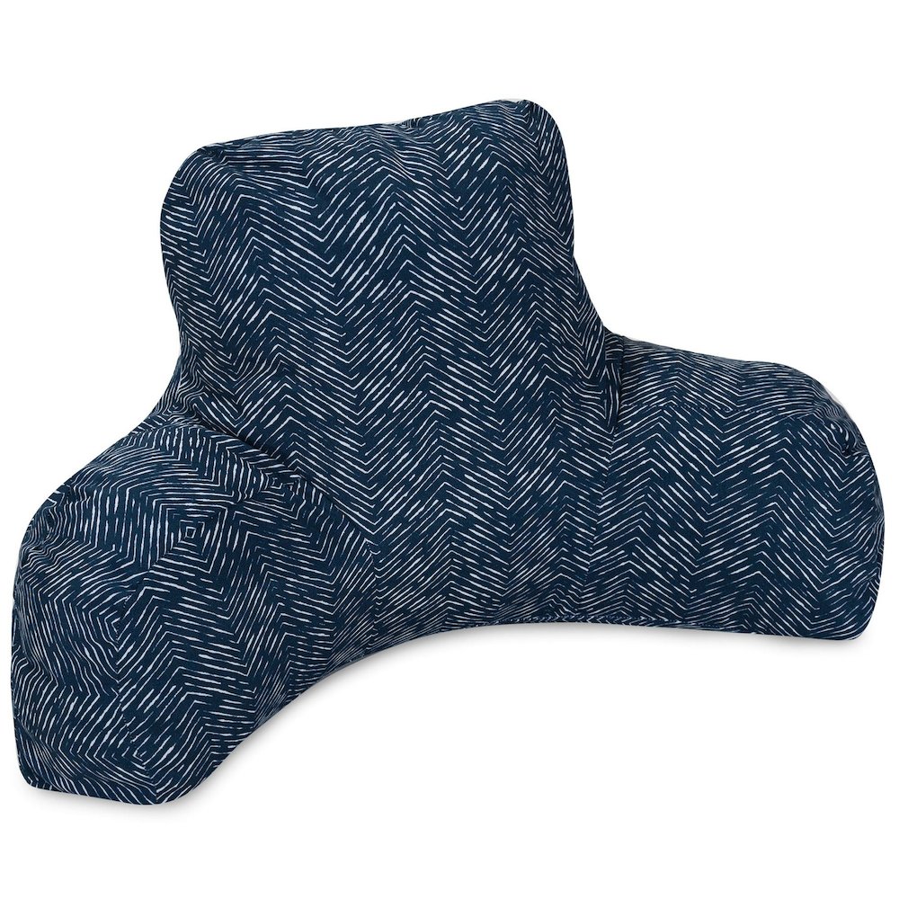 Majestic Home Goods Reading Pillow South West Navy. Picture 1