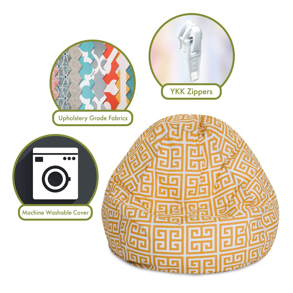 Majestic Home Goods Small Bean Bag Towers Citrus. Picture 2