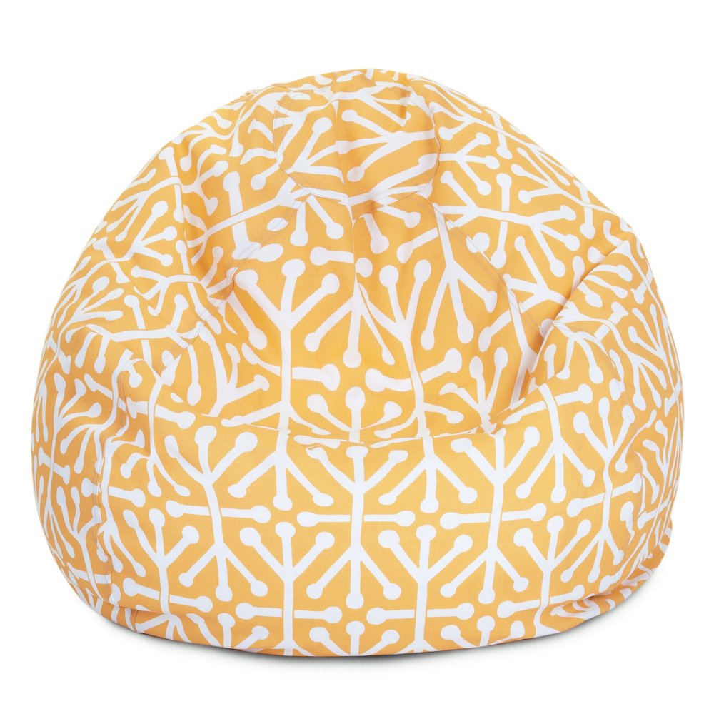 Majestic Home Goods Small Bean Bag Aruba Citrus. Picture 1