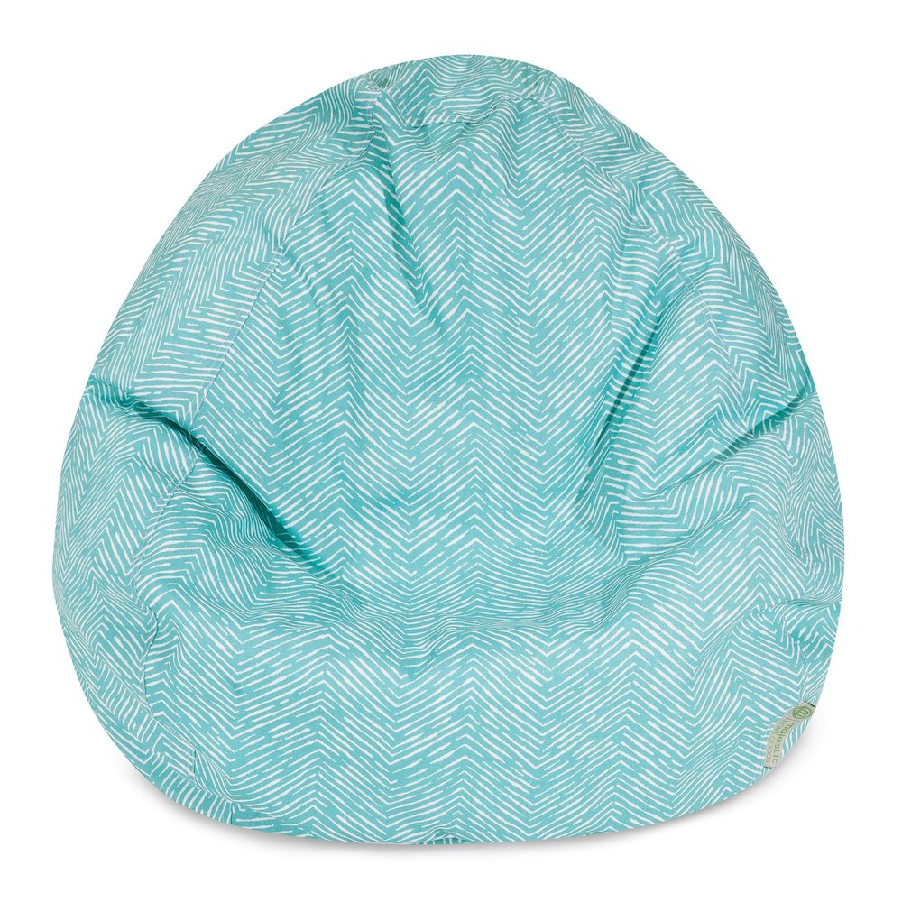 Majestic Home Goods Small Bean Bag South West Teal. Picture 1