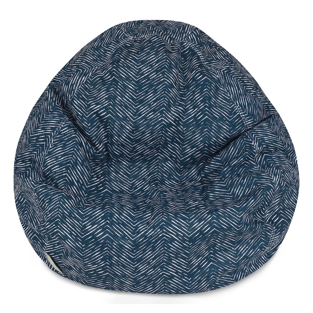 Majestic Home Goods Small Bean Bag South West Navy. Picture 1