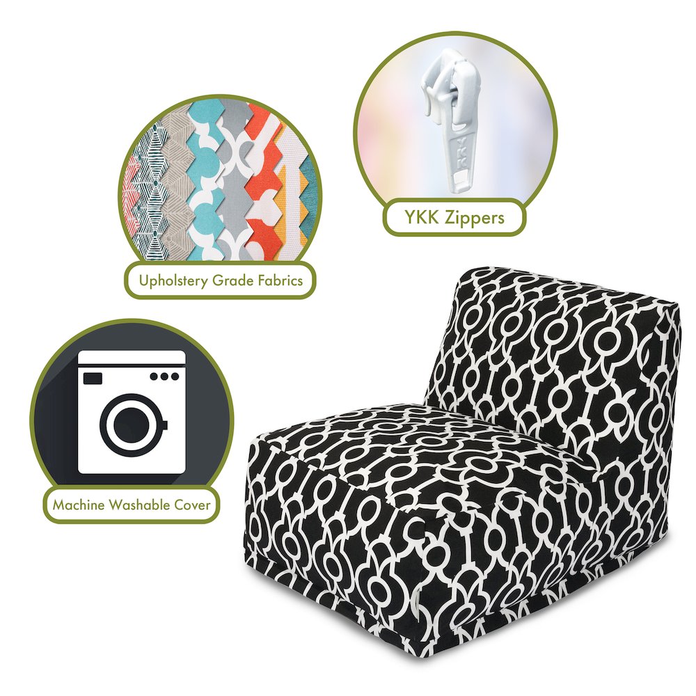 Majestic Home Goods Chair Lounger Athens Black. Picture 2