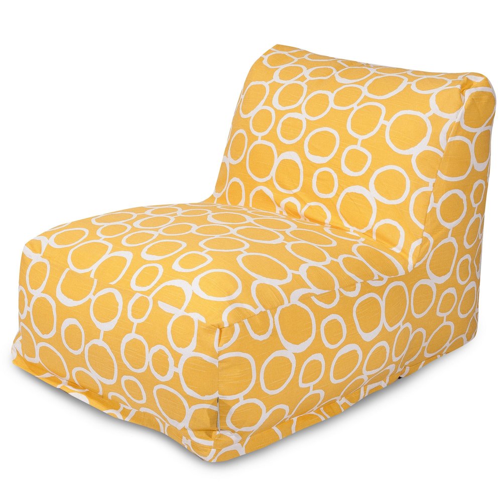 Majestic Home Goods Chair Lounger Fusion Yellow. Picture 1