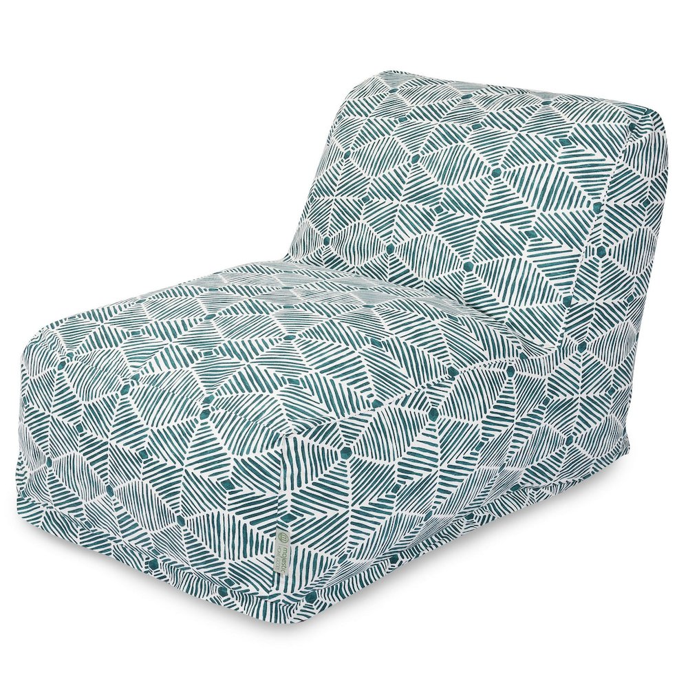 Majestic Home Goods Chair Lounger Charlie Emerald. Picture 1