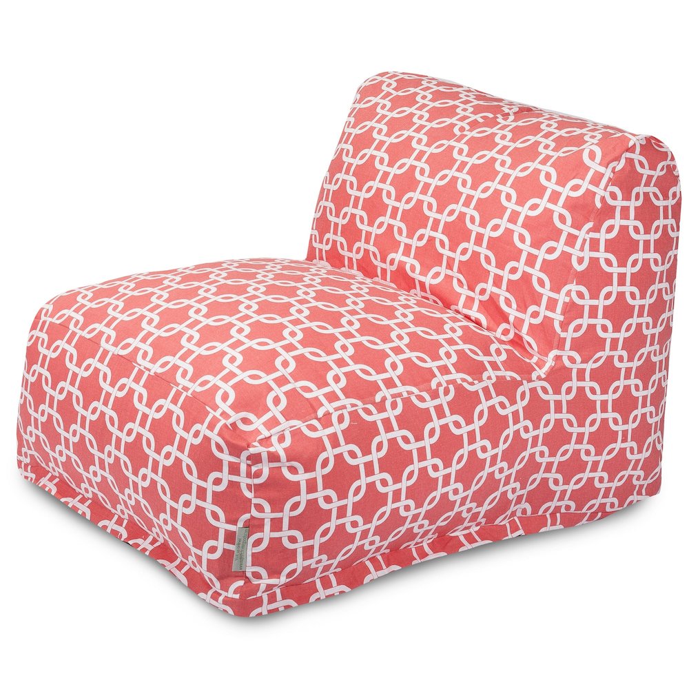 Majestic Home Goods Chair Lounger Links Coral. Picture 1