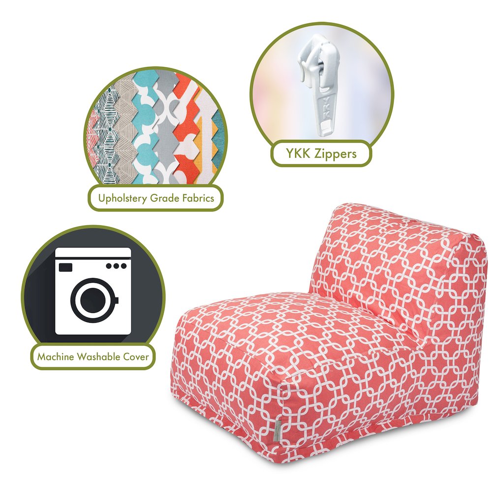 Majestic Home Goods Chair Lounger Links Coral. Picture 2