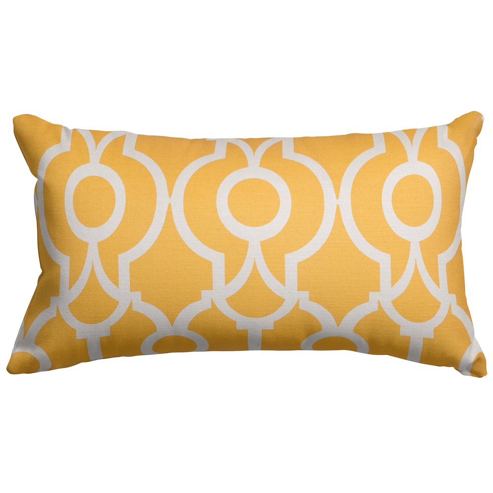Majestic Home Goods Pillow 12x20 Athens Citrus. Picture 1