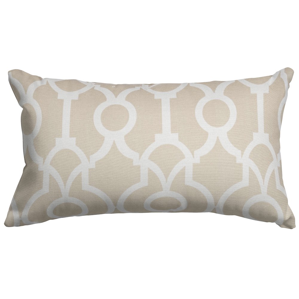 Majestic Home Goods Pillow 12x20 Athens Sand. Picture 1