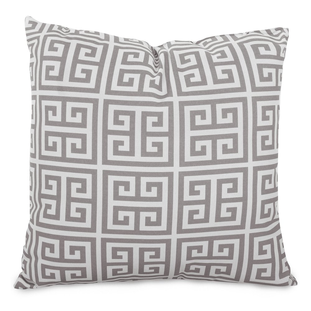 Majestic Home Goods Pillow 20x20 Towers Gray. Picture 1