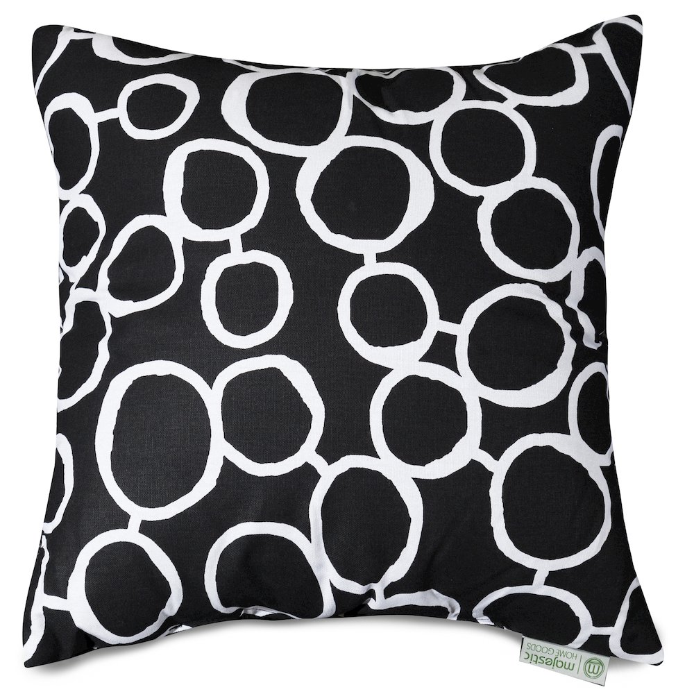 Majestic Home Goods Pillow 20x20 Fusion Black. Picture 1