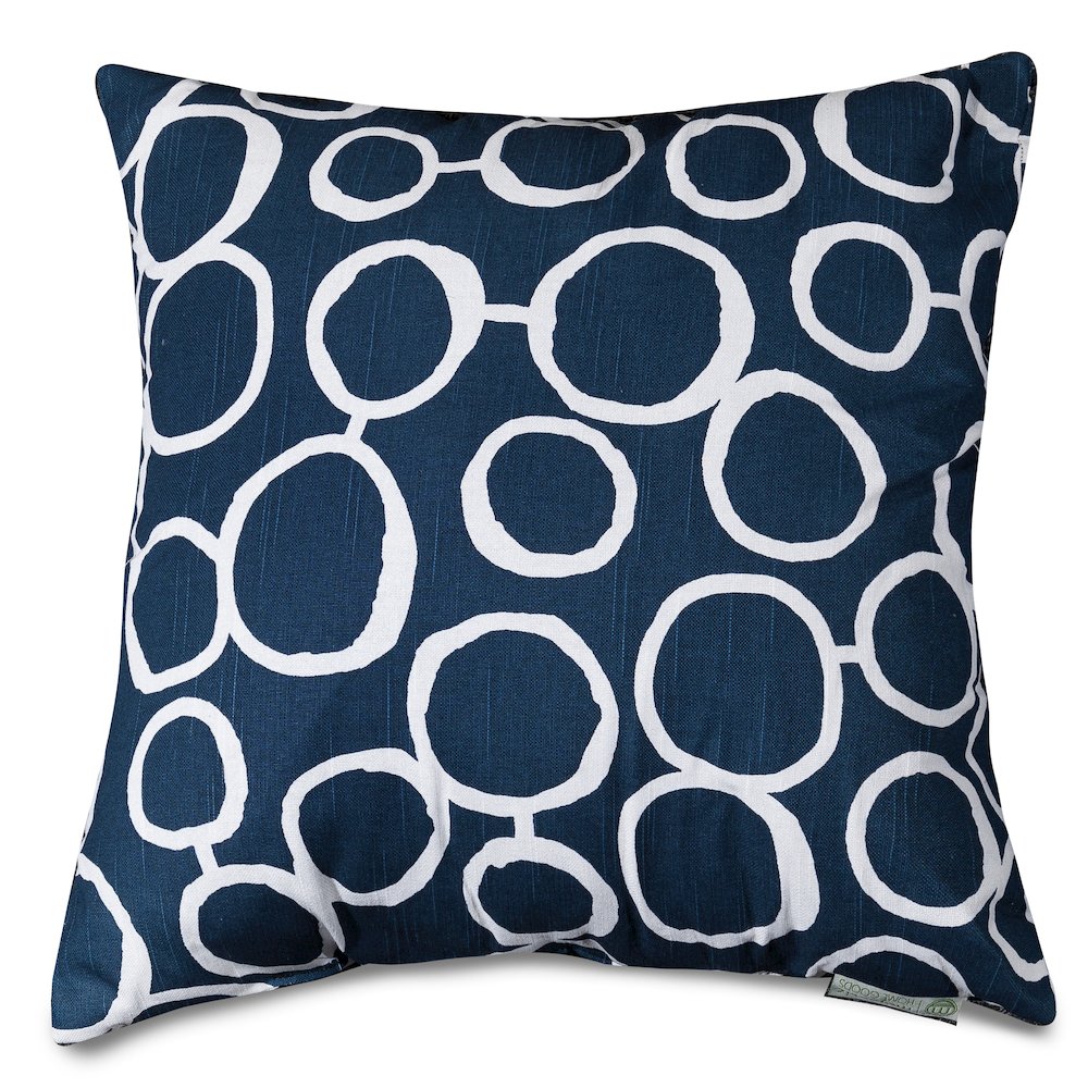 Majestic Home Goods Pillow 20x20 Fusion Navy. Picture 1