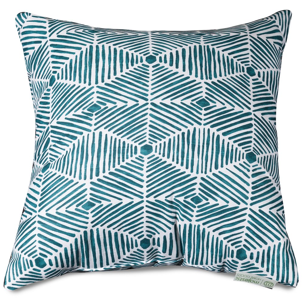 Majestic Home Goods Pillow 24x24 Charlie Emerald. Picture 1