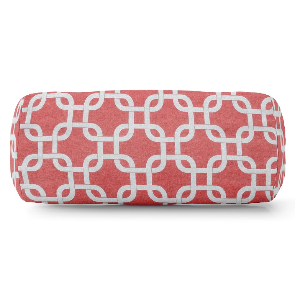 Majestic Home Goods Bolster Pillow Links Coral. Picture 1