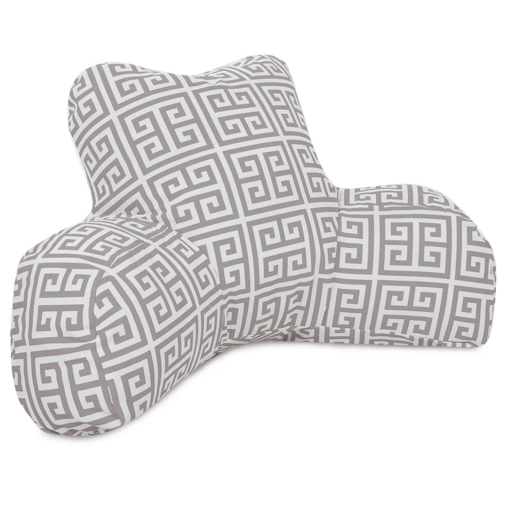 Majestic Home Goods Reading Pillow Towers Gray. Picture 1