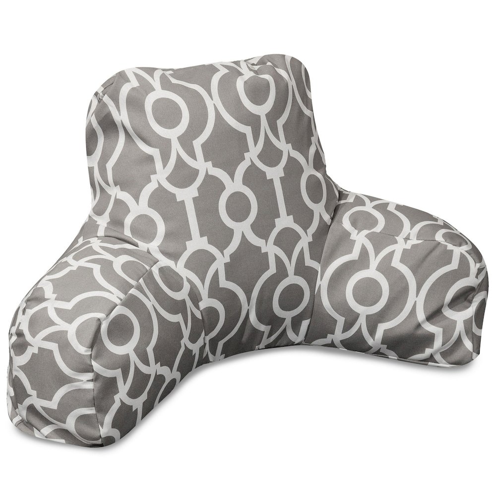 Majestic Home Goods Reading Pillow Athens Gray. Picture 1