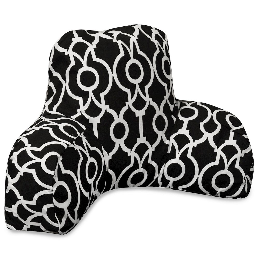 Majestic Home Goods Reading Pillow Athens Black. Picture 1