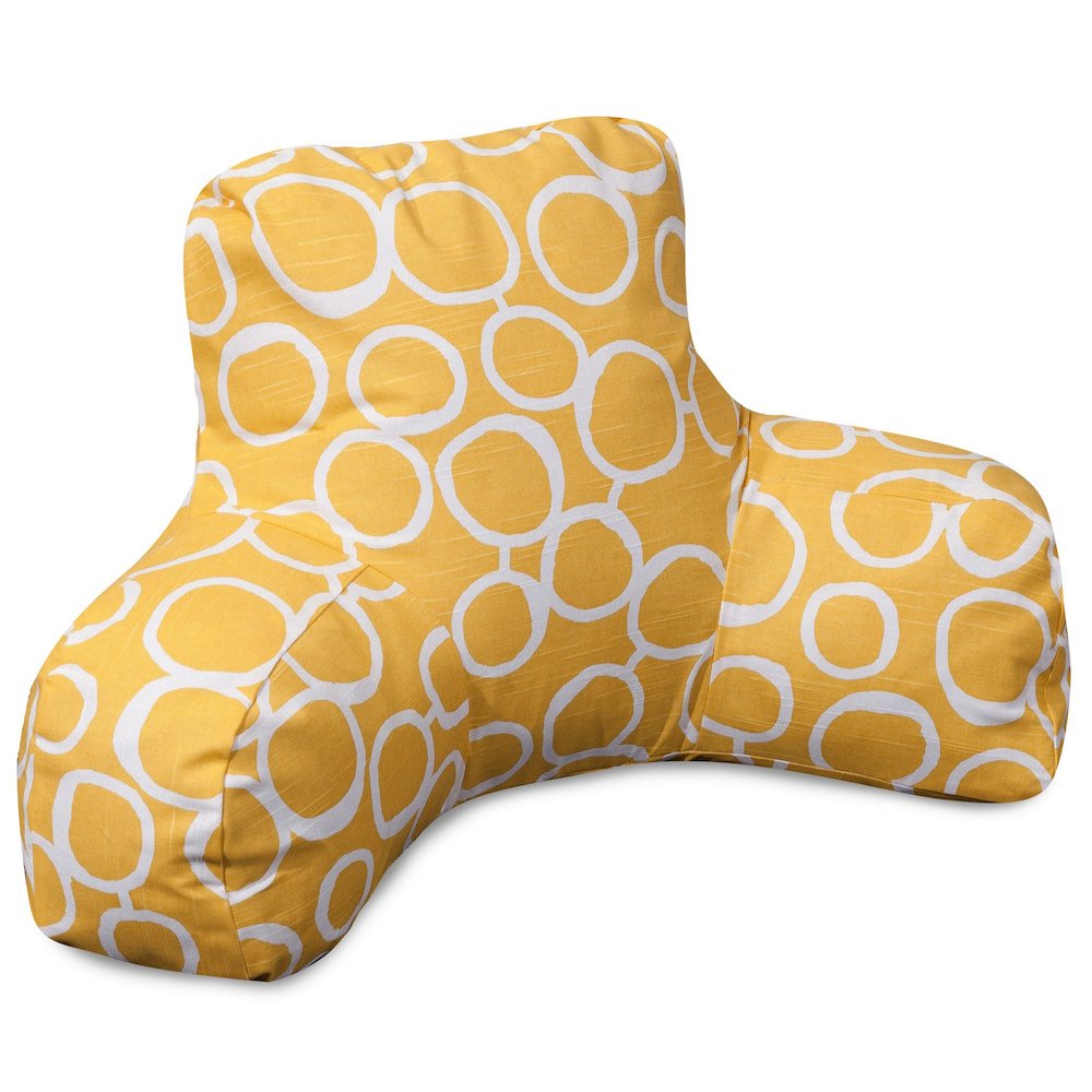 Majestic Home Goods Reading Pillow Fusion Yellow. Picture 1