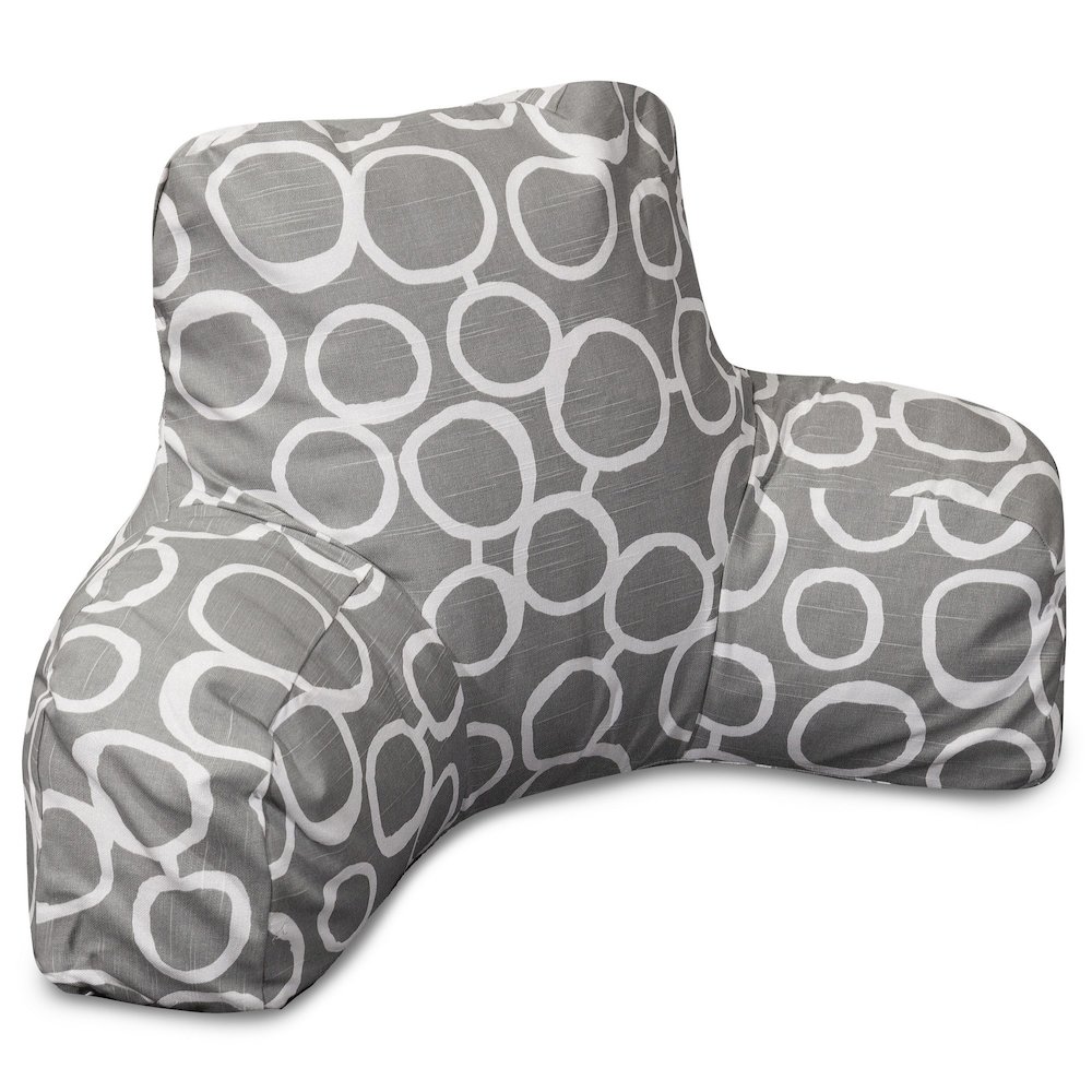 Majestic Home Goods Reading Pillow Fusion Gray. Picture 1
