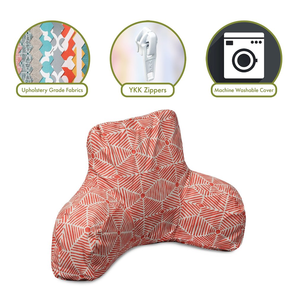 Majestic Home Goods Reading Pillow Charlie Salmon. Picture 2